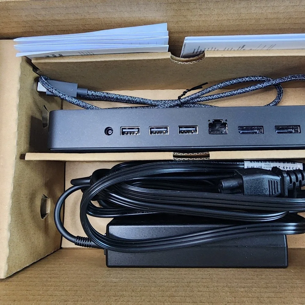HP USB-C Universal Dock 1MK33AA Dual 4K DP 60W PD Ethernet USB